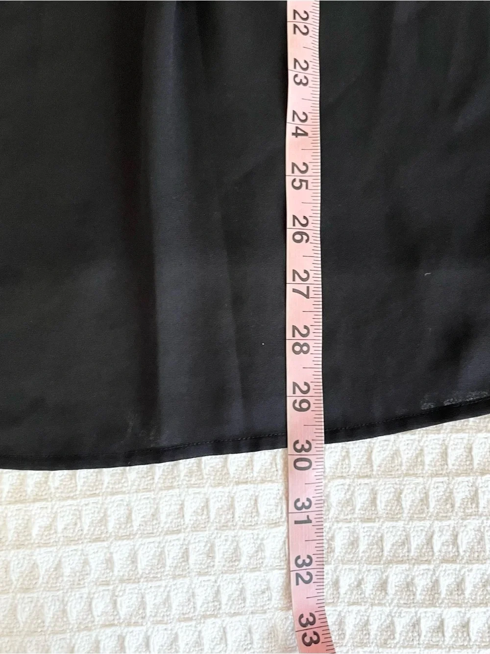 Pleione Black Short Sleeve V-Notch Blouse medium